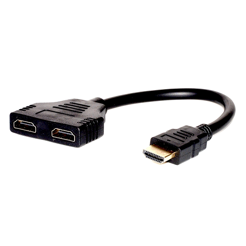 LINK ADATTATORE HDMI MASCHIO A 2 X HDMI FEMMINA CM 20 [LKADAT01]