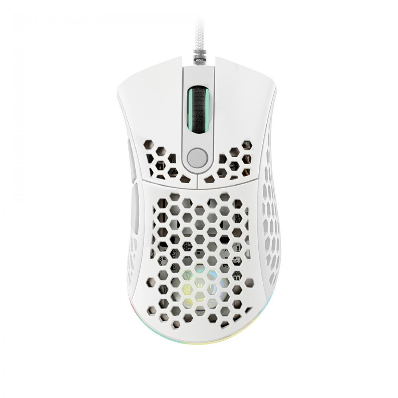 NOUA MOUSE GAMING MYST CAVO USB BIANCO ICON ILLUMINAZIONE [MS0421ST-M80W18M]