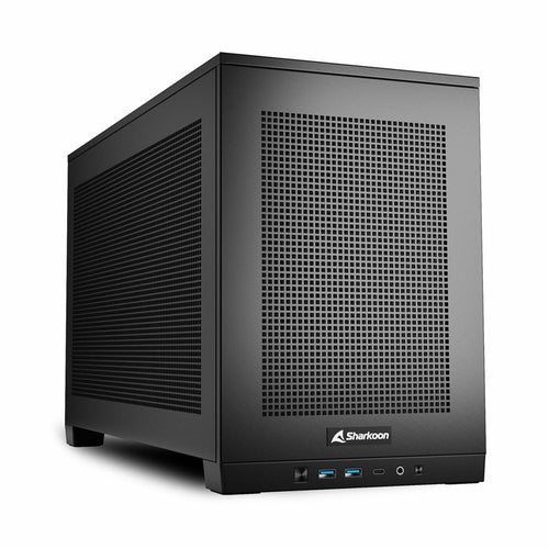 SHARKOON CASE REBEL C20 MINI ITX RANURA PARA 9 VENTILADORES CAPACIDAD PARA TARJETA DE VIDEO HASTA 36,5 CM DE LONGITUD [REBEL C20 ITX]