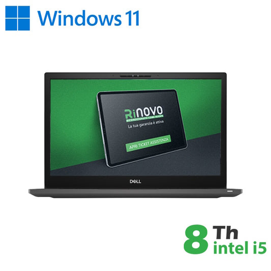 RENOVO NB DELL LATITUDE E7490 I5-8X00U DDR4 16GB SSD 480GB 14" SIN DVD 3 MES W11P GRADO A GARANTÍA 1Y [RN42534111]