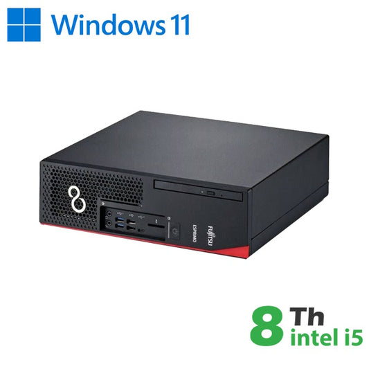 RINOVO PC FUJITSU REFURBISHED ESPRIMO D738 SFF I5-8X00 DDR4 8GB SSD 256GB WIN 11PRO NO DVD GRADE A1 [RN54522114]