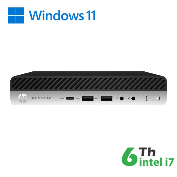 RINOVO ULTRA MINI PC DM HP 600-800 G3 I7-6X00T SODDR4 16GB SSD 480GB W11 GRADE A 1Y [RN65634111]