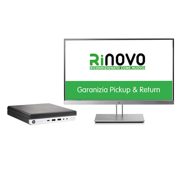 RINOVO ULTRA MINI PC REFURBISHED DM HP 600-800 G3 RN65522006 + MONITOR HP 23" RNE233 [RNBUNDLE28]