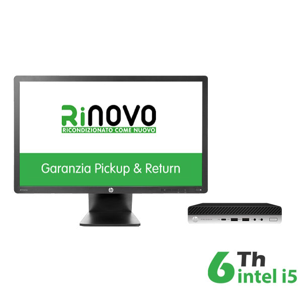 RINOVO HP ULTRA MINI PC DM REFURBISHED 600-800 G3 I5-6X00 RN65534001 + MONITOR HP Z23I 23" RNZ23I [RNBUNDLE37]