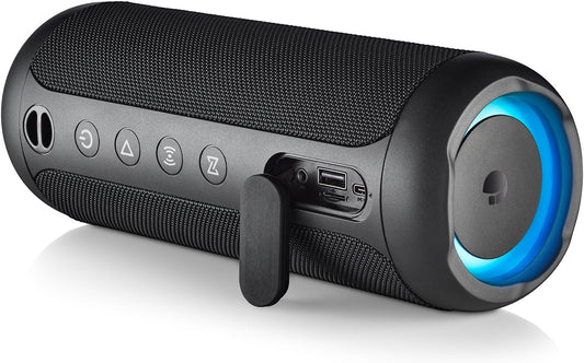 NGS WIRELESS SPEAKER COMPATIBLE WITH BLUETOOTH 5.3, 60w output, WATER RESISTANT, WITH USB TF PORT [ROLLERFURIA3BLACK]