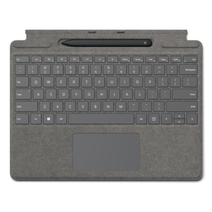 Microsoft 8X8-00173 teclado para dispositivo móvil Microsoft Cover port Platinum [8X8-00173]