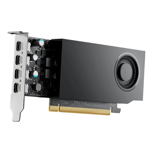 PNY VGA QUADRO RTX A400 4GB, 4x MINI DP, 3x mDP to DP adapter, 1x ATX BRACKET, LOW PROFILE [VCNRTXA400-PB]