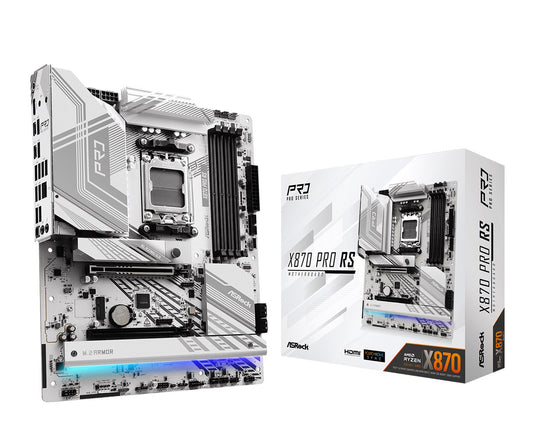 ASROCK MB AMD X870 PRO RS, SOCKET AM5, AMD X870, ATX, DDR5 [X870 PRO RS]