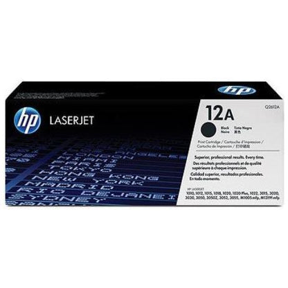 HP TONER NERO 12A 1010 /1012 /1015/ 1020/ 1022/ 3015/3030/3055 [Q2612A]