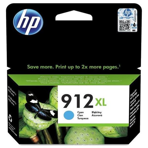 CARRO DE TINTA HP CIAN No. 912XL PARA OFFICEJET 8012, 8013, 8014, 8015, 8022, 8024, 8025, 8035 TS [3YL81AE]