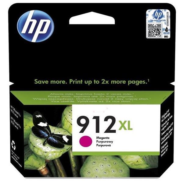 CARRO DE TINTA HP MAGENTA No. 912XL PARA OFFICEJET 8012, 8013, 8014, 8015, 8022, 8024, 8025, 8035 TS [3YL82AE]