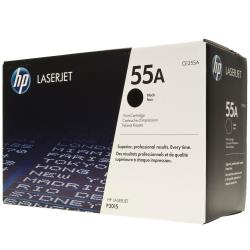 HP TONER NERO 55A PER LASERJET P3015, 6000 PAG [CE255A]