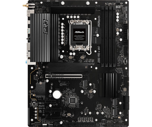 ASROCK MB Z890, Z890 PRO-A WIFI, LGA1851, 4 X DDR5, ATX [Z890 PRO-A WIFI]