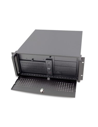 AIC CHASSIS 4U RMC-4A BLACK for ATX MB FAN STEEL DOOR 7*FULL SLOT NO PSU [XE1-4A000-01]