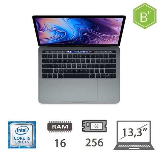 MBP 13,3 T.BAR(2019)I7-8569U/16/256/SG/2Y - B [007406PCR-EU]