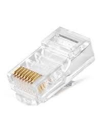 PLUG RJ45 8P8C cavo round solid UTP cat.6 [AT-04912]