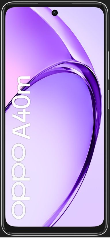 OPPO A40M Smartphone, Fotocamera AI 50MP, Selfie 5MP, Display 6.67 90HZ LCD HD+, 5100mAh, RAM 16 GB (8+8) + ROM 256GB, IP54, [Versione Italia], Starlight White [0116040287]