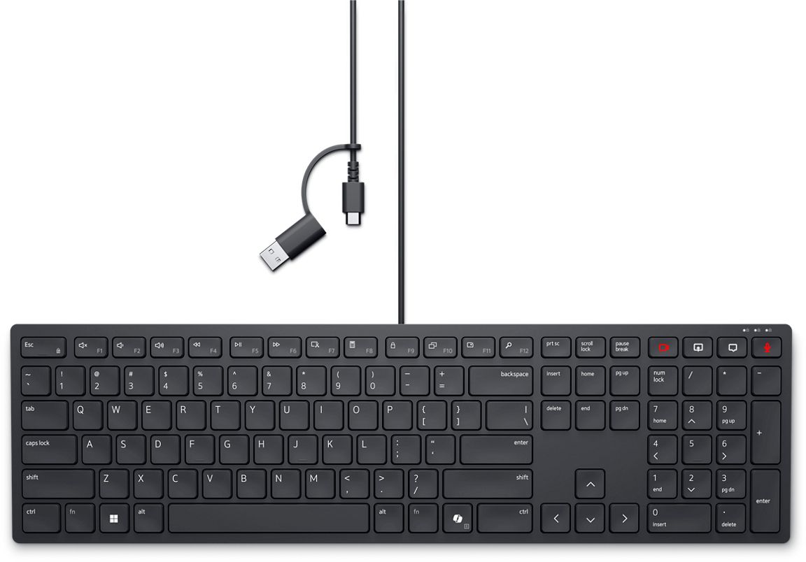 DELL KB525C Teclado USB Office QWERTY Italiano Negro [KB525C-IT-EMEA]