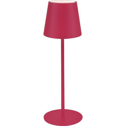 LAMPADA DA TAVOLO SENZA FILI RICARICABILE ROSA [120451RL]