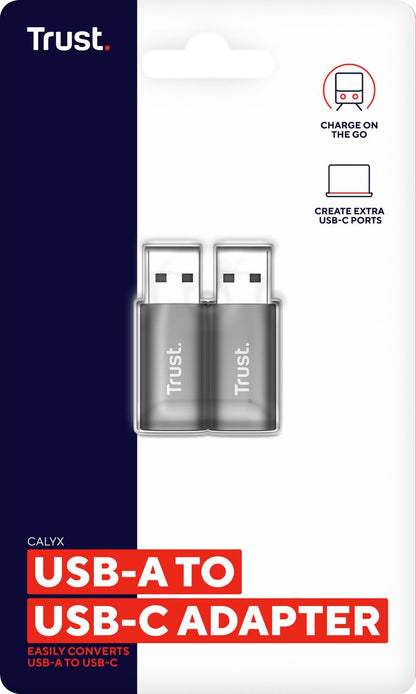 CALYX USB-A TO USB-C ADAPTER 2PACK [25573]