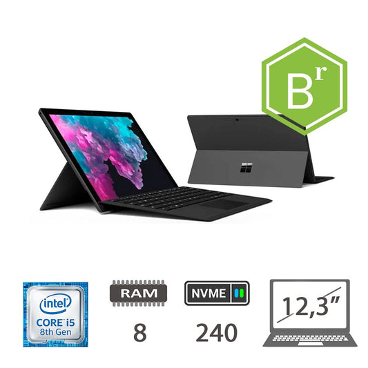 MICROSOFT SURFACE PRO 6 I5-8350U/8/256/W10P/2Y B [006867PCR-EU]