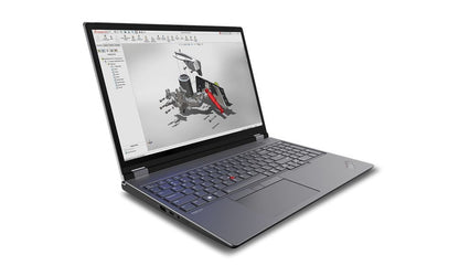 Lenovo ThinkPad P16 Intel Core i7 i7-14700HX Estación de trabajo móvil 40,6 cm (16") WQXGA 32 GB DDR5-SDRAM 1 TB SSD NVIDIA RTX 3500 Ada Wi-Fi 6E (802.11ax) Windows 11 Pro Gris, Negro [21FA004TIX]