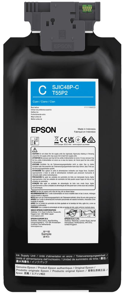 Epson SJIC48P-C cartuccia d'inchiostro 1 pz Originale Ciano [C13T55P240]