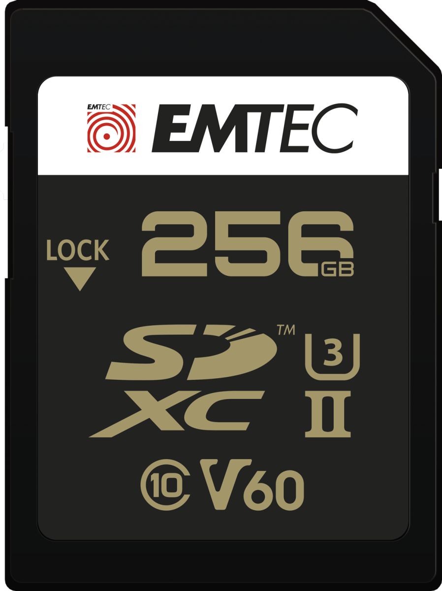 EMTEC SD 256GB UHS-II U3 V60 ULTRA PRO [ECMSD256GUHS2V60]