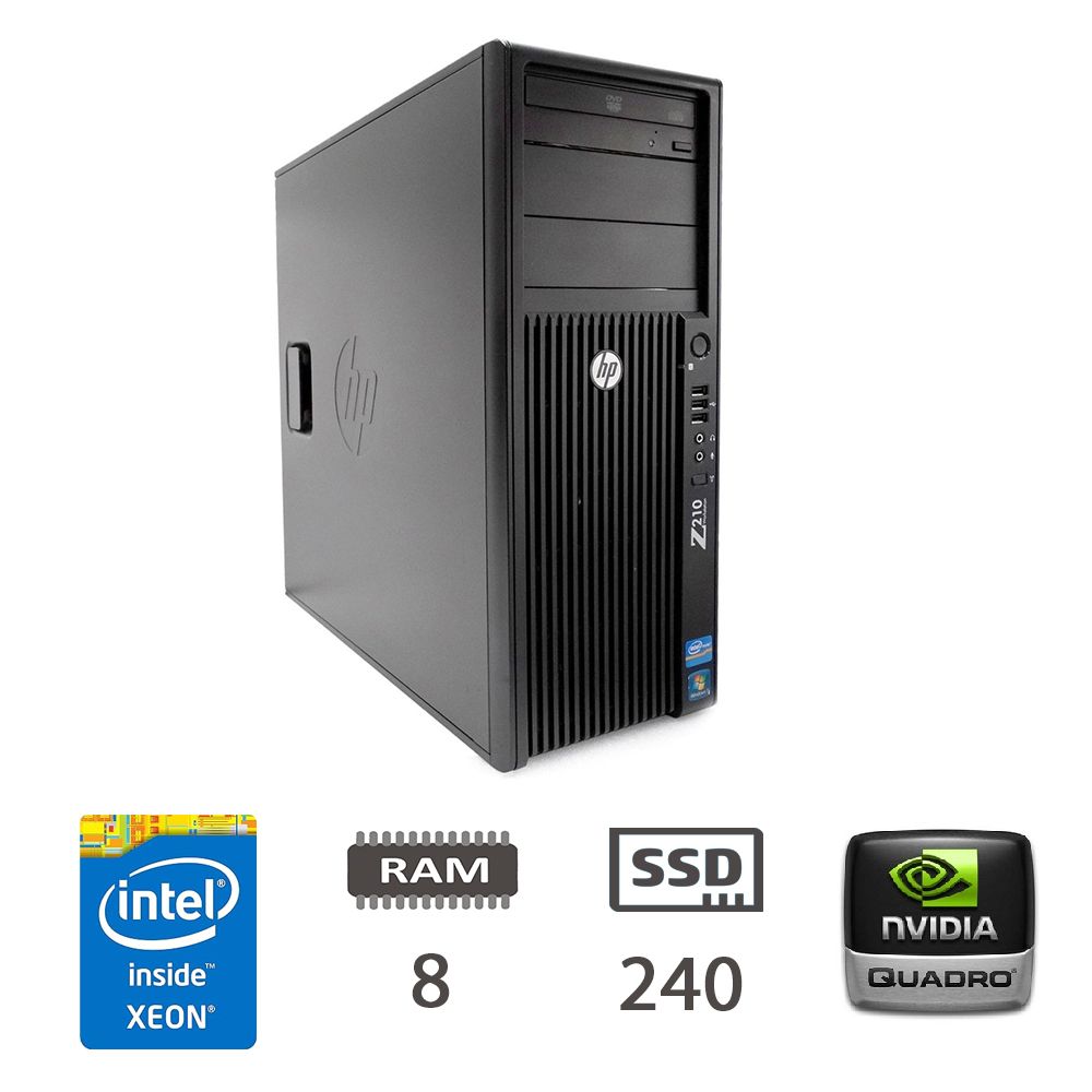 HP Z420 TOWER - E5-1620/8/SSD240/FX370/W10PMAR/2Y [006952PCR-EU]