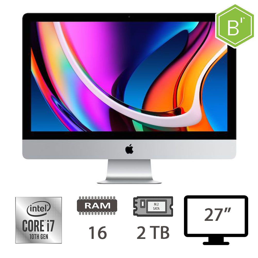 IMAC 27 5K (2020)I7-10700K/16/2M2/2Y - B [006706PCR-EU]