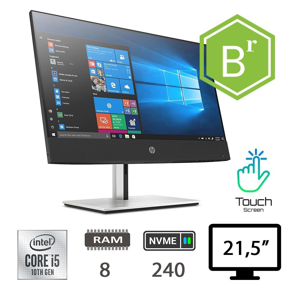 HP AIO 600 G6 TS I5-10500/8/NVME240/21,5/W10P/2Y B [007273PCR-EU]