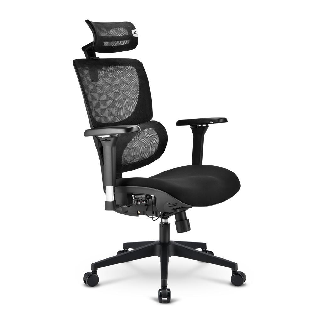 SEDIA OFFICE ERGONOMICA IN TESSUTO E RETE MESH [OFFICEPALC40]