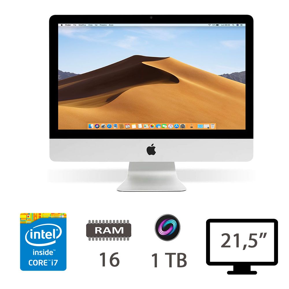 IMAC 21,5 (L13)I7-4770S/16/1FD/GT750M/2Y [007357PCR-EU]