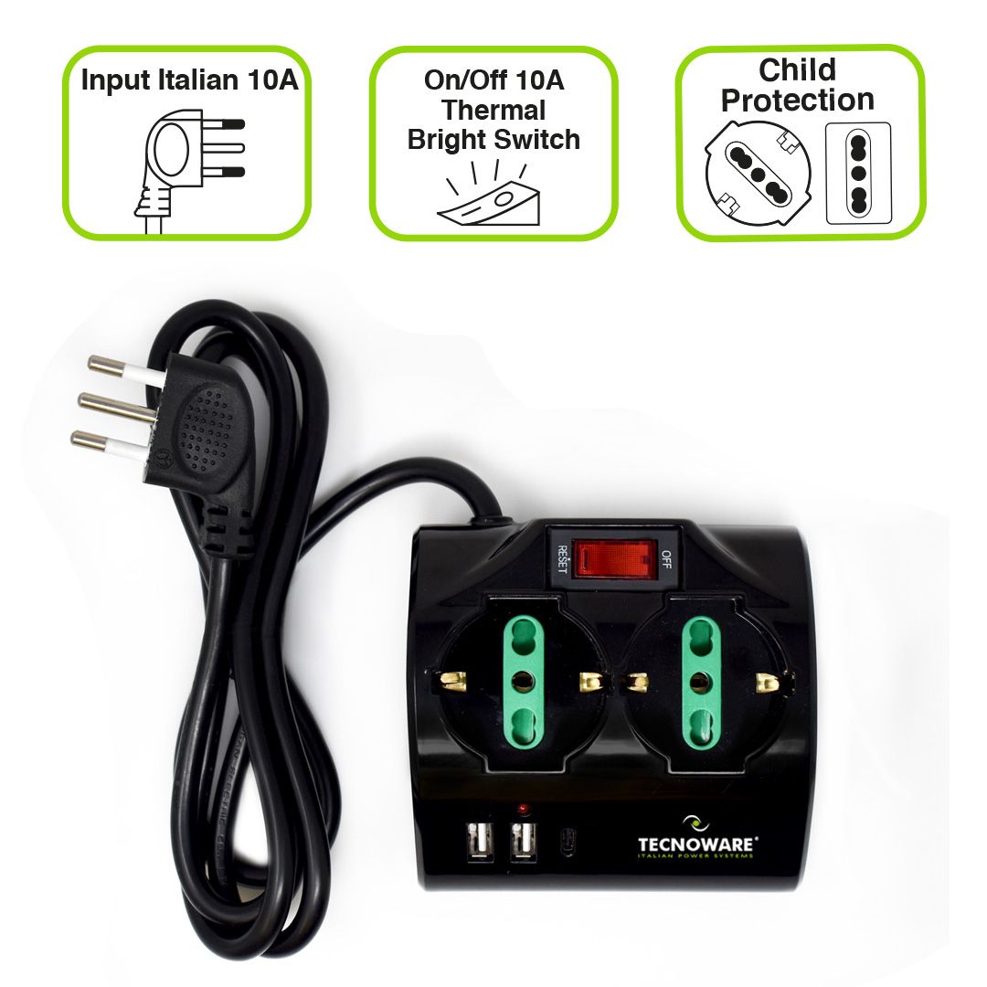 POWER CLEANER INPUT 10A ITA-USCITEXSCHUKO/ITA [FMP4IIGUSB]