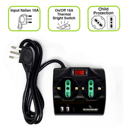 POWER CLEANER INPUT 10A ITA-USCITEXSCHUKO/ITA [FMP4IIGUSB]