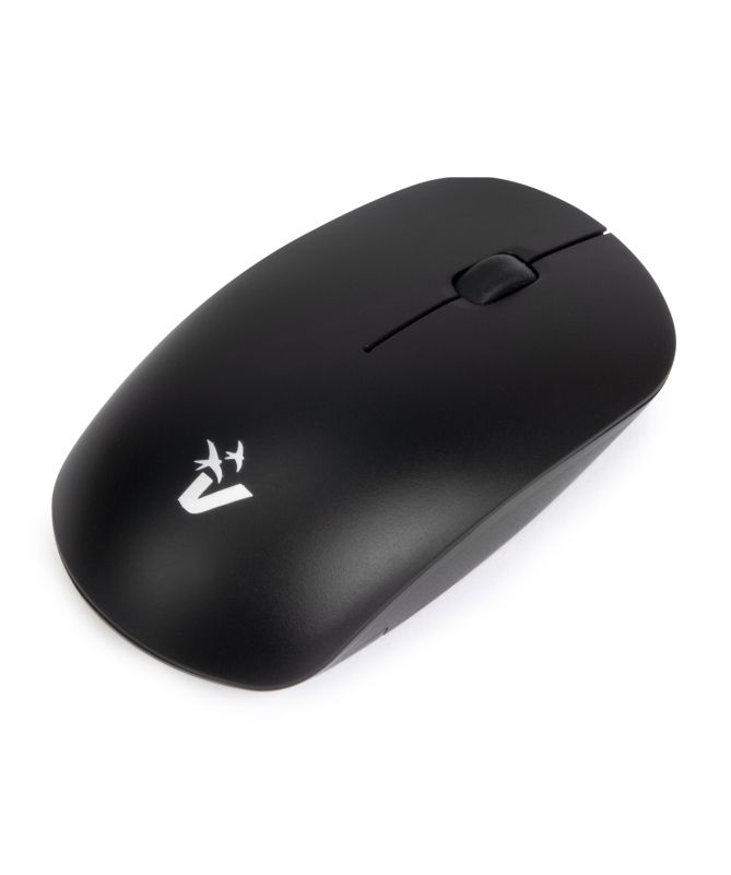 VULTECH MOUSE WIRELESS 1600DPI, NERO, SILENZIOSO,BATTERIEA INTEGRATA RICARICABILE,ATTACCO TYPE C [MW-09N]