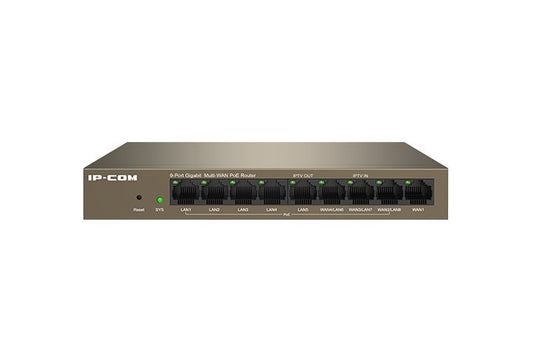 9 PORT CLOUDPOE ROUTER / AP CONTROLLER MAX 4 WAN [M20-8G-POE]