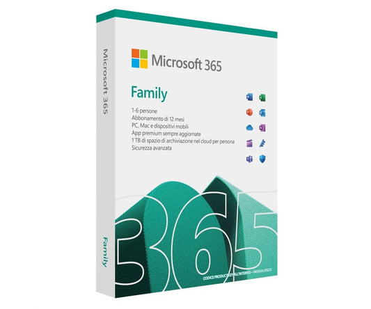 MICROSOFT 365 FAMILY ITA SUBS 1 YR 6 USER 5 DEVICE [6GQ-01932]