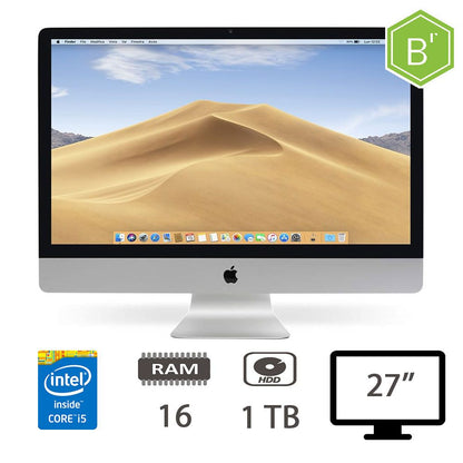 IMAC 27 (L13)I5-4570/16/HDD1TB/GT755M/2Y - B [005262PCR-EU]