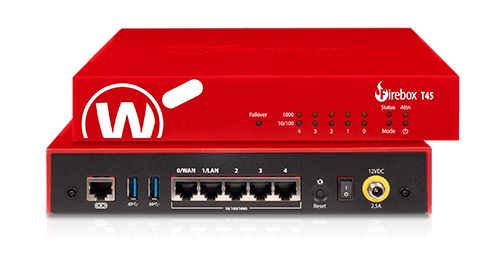 WATCHGUARD FIREBOX T45 CON 5 ANNI BASIC SECURITY S [WGT45035]