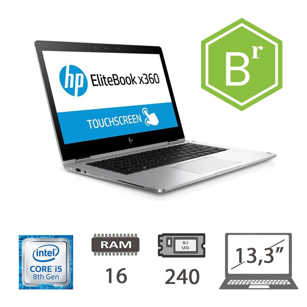 HP X360 1030 G3 TS I5-8TH/16/M2-SATA240/W10P/2Y B [006714PCR-EU]