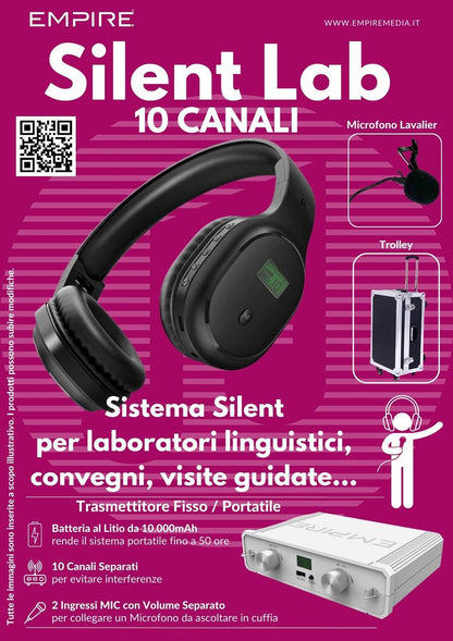 Empire Media HT.KIT30 auriculares y cascos Overhead Studio alámbricos e inalámbricos Negro [HT.KIT30]