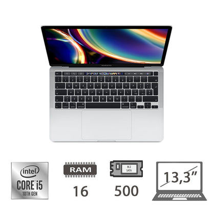 MBP 13,3 T.BAR(2020)I5-1038NG7/16/512/SLV/2Y [004712PCR-EU]