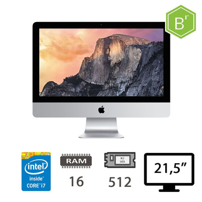 IMAC 21,5 4K (L15)I7-5775R/16/512M2/2Y - B [006788PCR-EU]