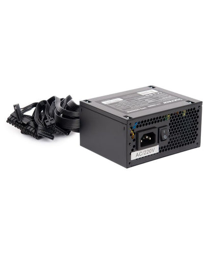 VULTECH ALIMENTATORE MICRO ATX, 500W VENTOLA TERMOREGOLATA, SERIE ESSENCE [VPS-M500EB]