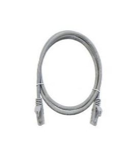 PATCH CORD Cat.6 UTP SNAGLESS PVC GRIS mt.1 [UTP6CPCGY1]