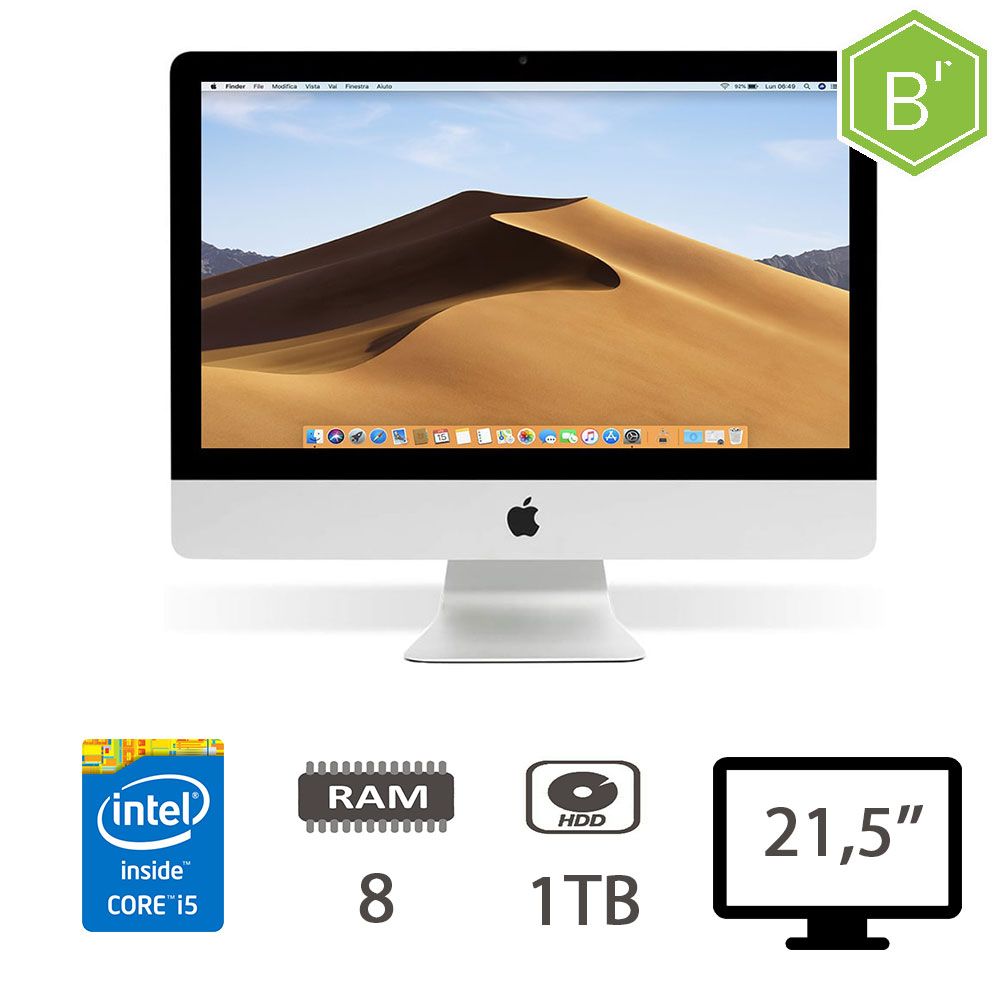 IMAC 21,5 (L13)I5-4570R/8/HDD1TB/2Y - B [005638PCR-EU]