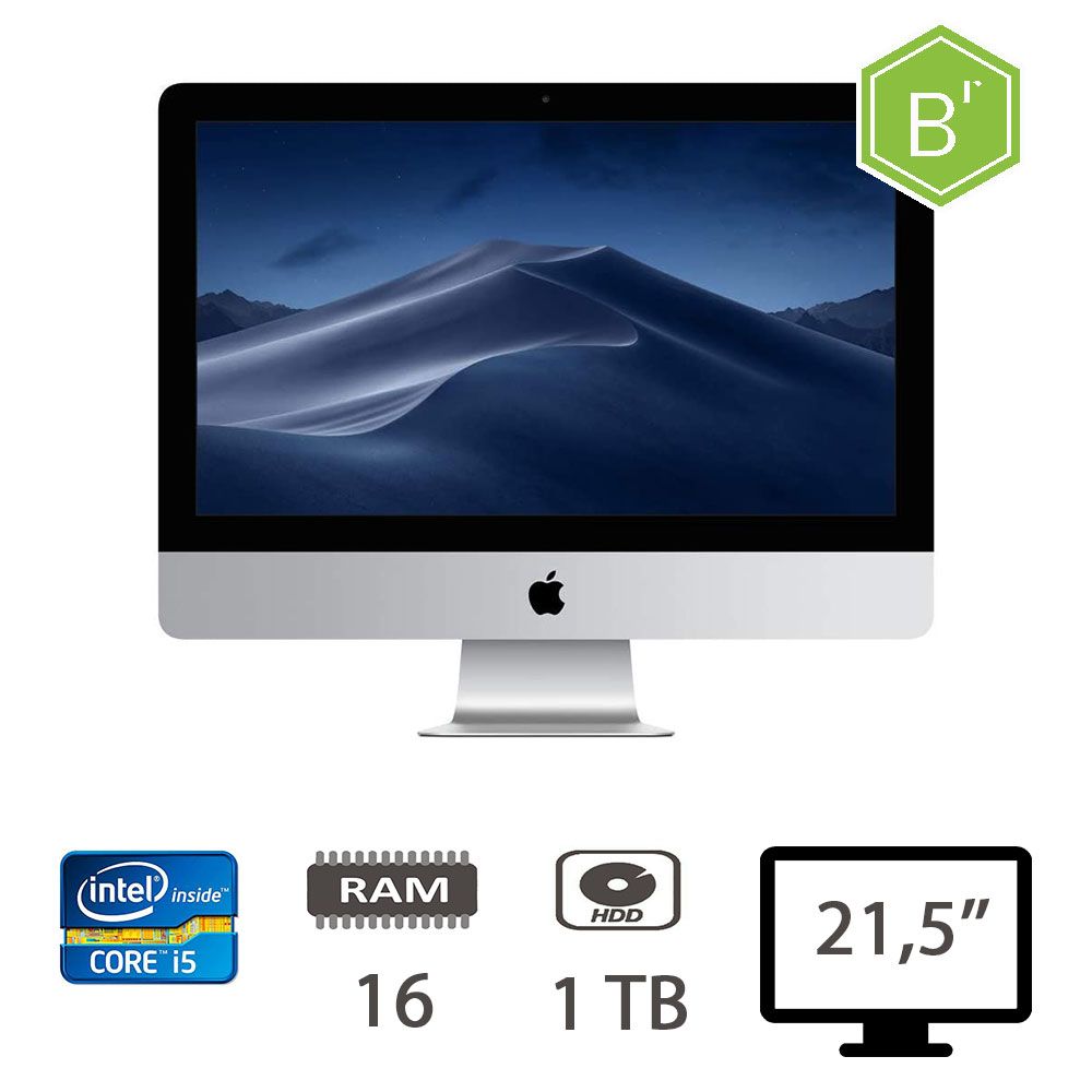 IMAC 21,5 (L12) I5-3335S/16/HDD1TB/2Y - B [007044PCR-EU]