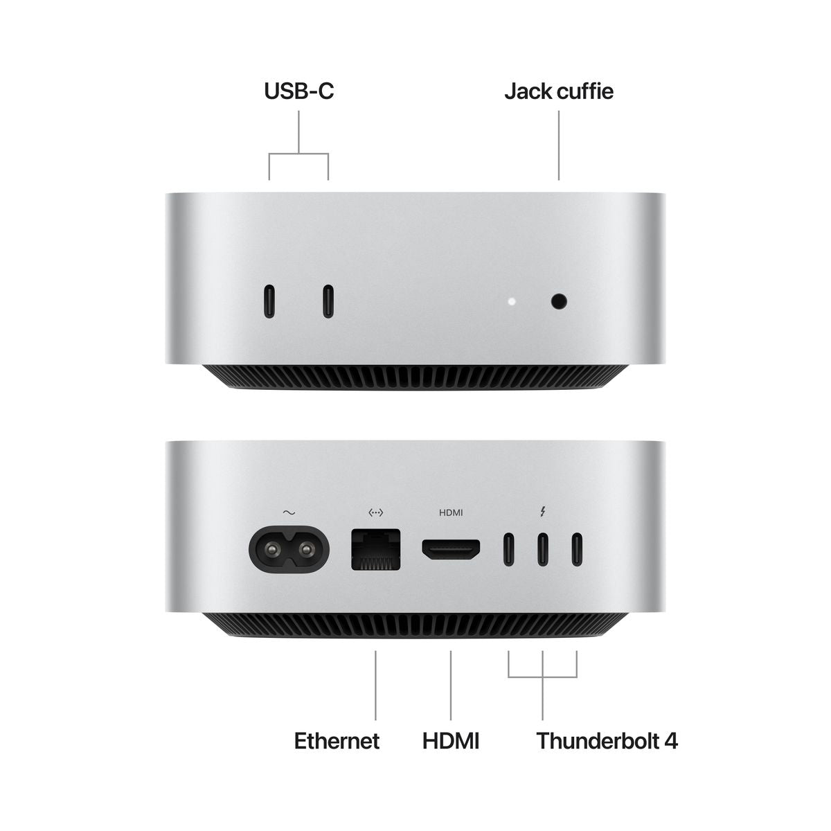 MAC MINI: APPLE M4 CHIP WITH 10-CORE CPU AND 10 [MU9E3T/A]