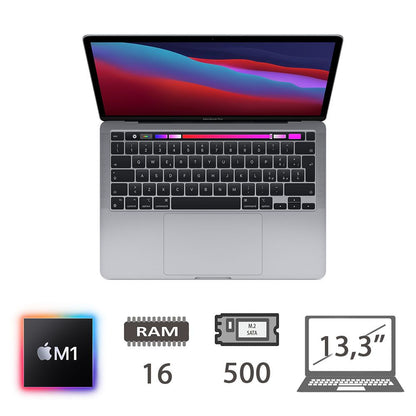 MBP 13,3 T.BAR(2020)M1-8C/16/512/8C GPU/SG/2Y [004828PCR-EU]